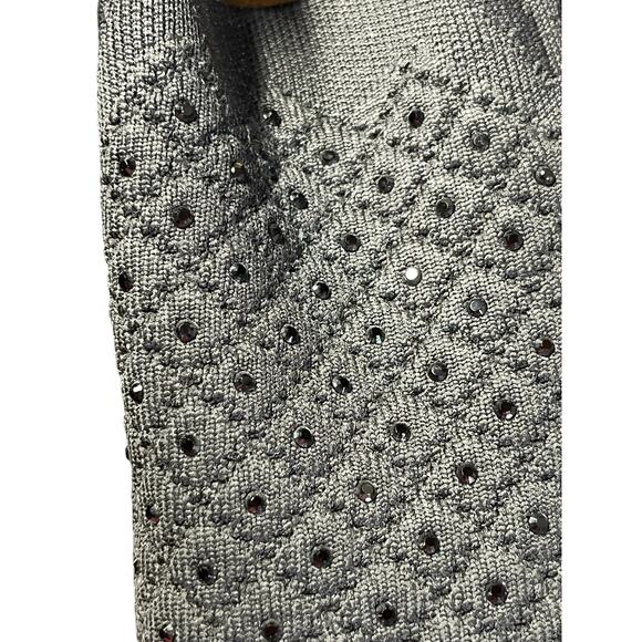 White Mountain Knit Stretch Bling Sneakers - New with Tags! 9 Black - Picture 6 of 12